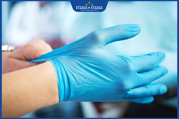 dị ứng găng tay cao su