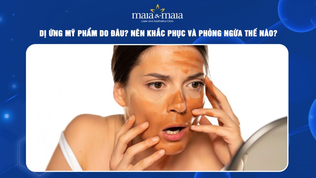 Dị ứng mỹ phẩm do đâu? Khắc phục và phòng ngừa thế nào? 1 dị ứng mỹ phẩm