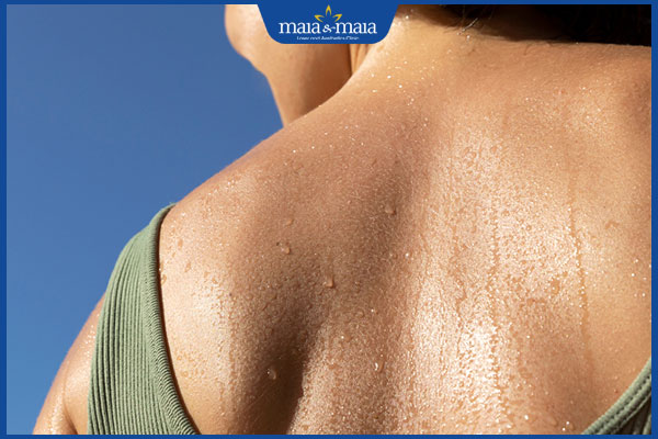 đổ nhiều mồ hôi