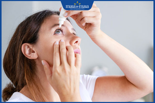 dùng thuốc nhỏ mắt