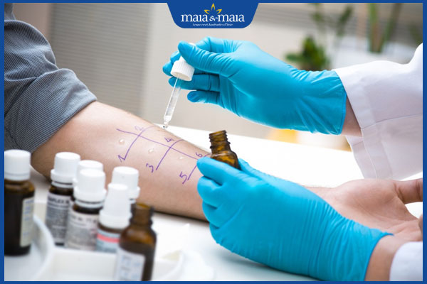 thực hiện xét nghiệm dị ứng