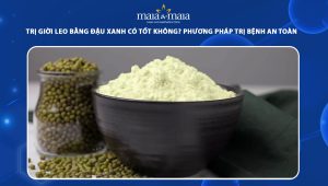 trị giời leo bằng đậu xanh