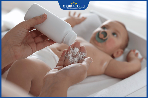 cách dùng phấn rôm