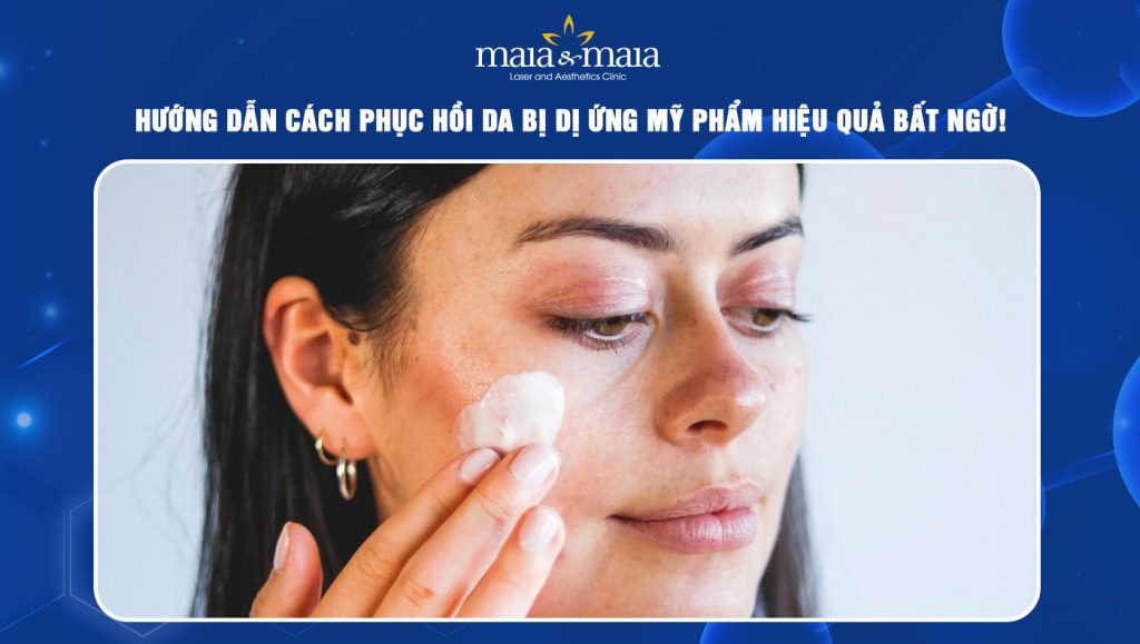 cách phục hồi da bị dị ứng mỹ phẩm