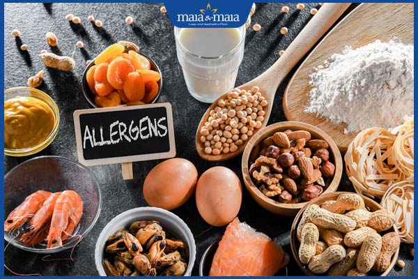 chất dị ứng trong đồ ăn