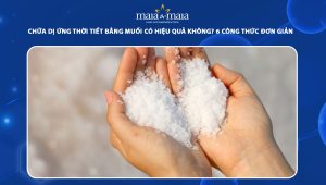 chữa dị ứng thời tiết bằng muối