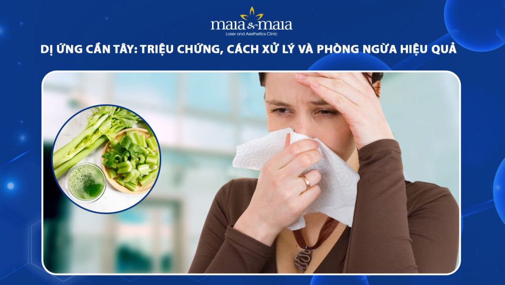 dị ứng cần tây