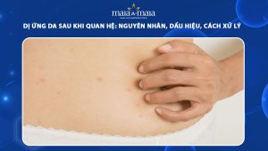 dị ứng da sau khi quan hệ