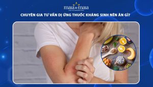 dị ứng thuốc kháng sinh nên ăn gì