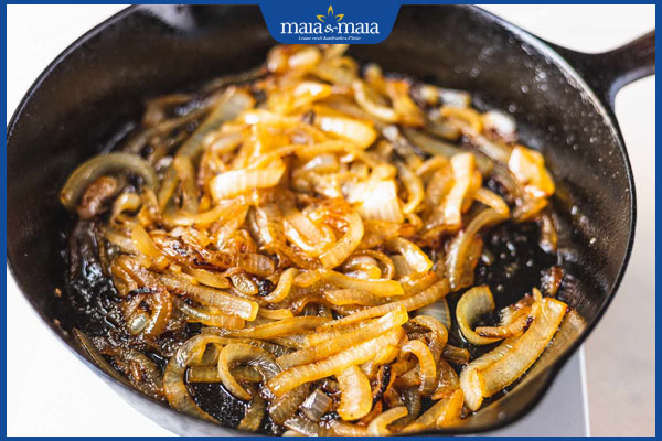 hành tây nấu chín