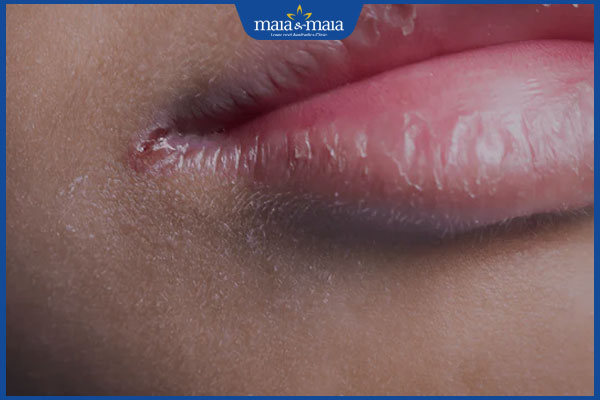 tình trạng viêm mép môi