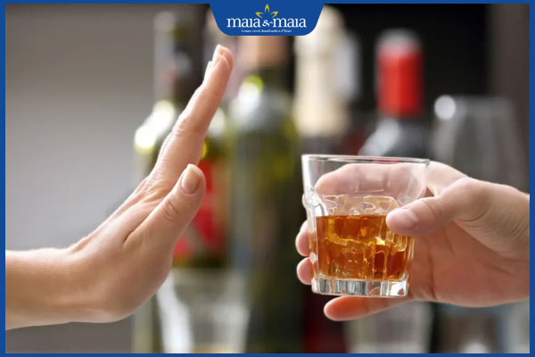 tránh uống bia rượu