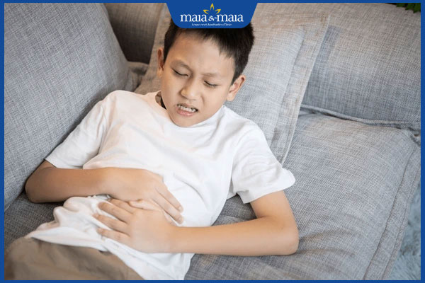 trẻ đau bụng dữ dội