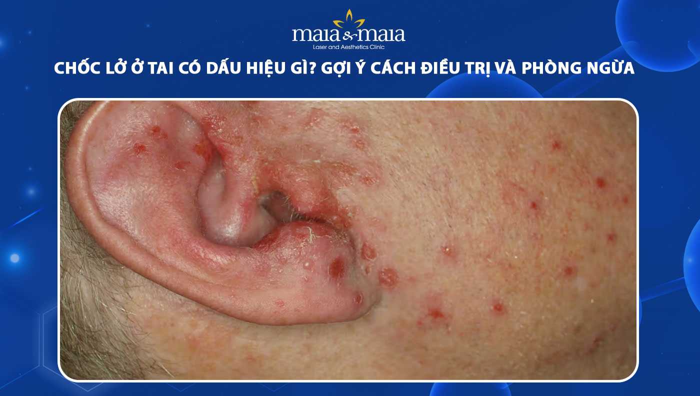 chốc lở ở tai