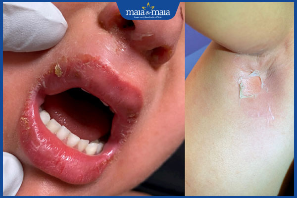 dấu hiệu viêm da bong vảy