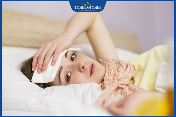 người lớn sốt phát ban