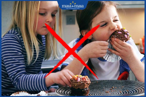 trẻ kiêng đồ ngọt