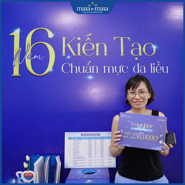 khách hàng bốc thăm sinh nhật 16 năm