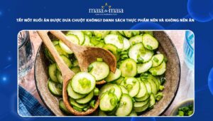 tẩy nốt ruồi ăn được dưa chuột không