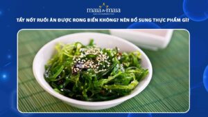tẩy nốt ruồi ăn được rong biển không