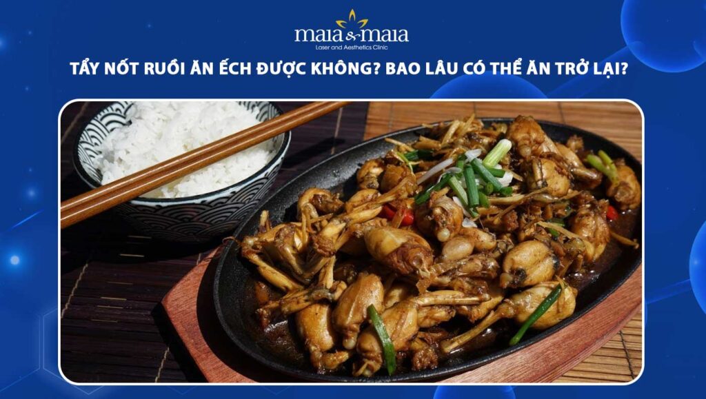 tẩy nốt ruồi ăn ếch được không