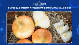 tẩy nốt ruồi bằng hành tây