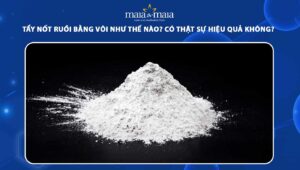 tẩy nốt ruồi bằng vôi
