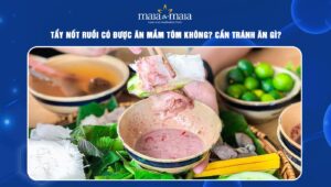 tẩy nốt ruồi có được ăn mắm tôm không