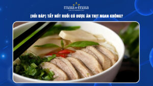 tẩy nốt ruồi có được ăn thịt ngan không