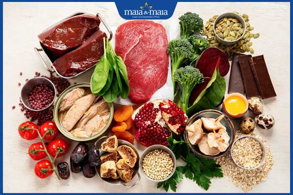 thực phẩm giàu sắt