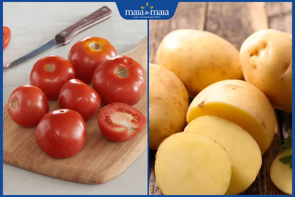 Bật mí 5 mẹo trị thâm nách bằng khoai tây an toàn tại nhà 4 cà chua và khoai tây