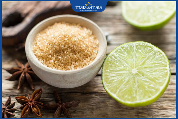 chanh và đường nâu