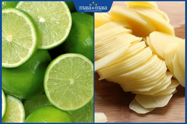 chanh và khoai tây