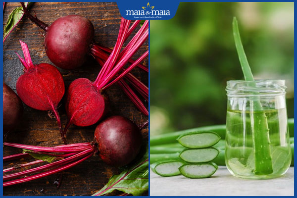 củ dền và nha đam