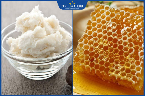 dầu dừa và sáp ong