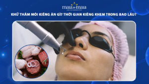 khử thâm môi kiêng ăn gì