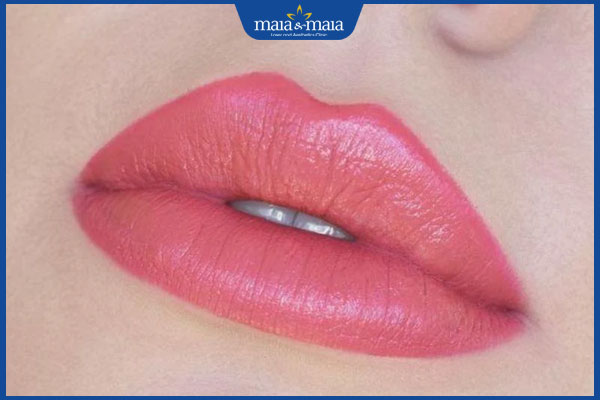 môi màu hồng đào