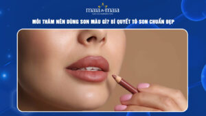 môi thâm nên dùng son màu gì