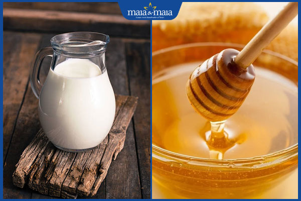 Bật mí 6 mẹo trị thâm mắt bằng sữa tươi đơn giản bất ngờ 3 sữa tươi và mật ong