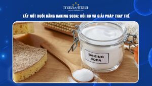 tẩy nốt ruồi bằng baking soda