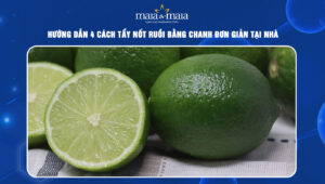 tẩy nốt ruồi bằng chanh