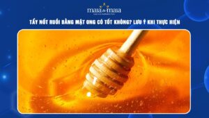 tẩy nốt ruồi bằng mật ong