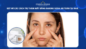 trị thâm mắt bằng baking soda