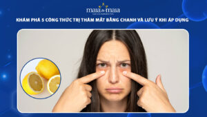 trị thâm mắt bằng chanh