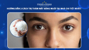 trị thâm mắt bằng muối