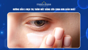 trị thâm mắt bằng sữa chua