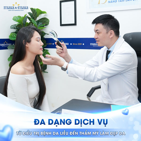 Phòng khám Chuyên khoa Da liễu Maia&Maia chi nhánh Hà Đông 5 đa dạng dịch vụ