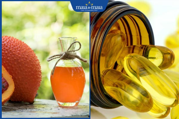 dầu gấc và vitamin e