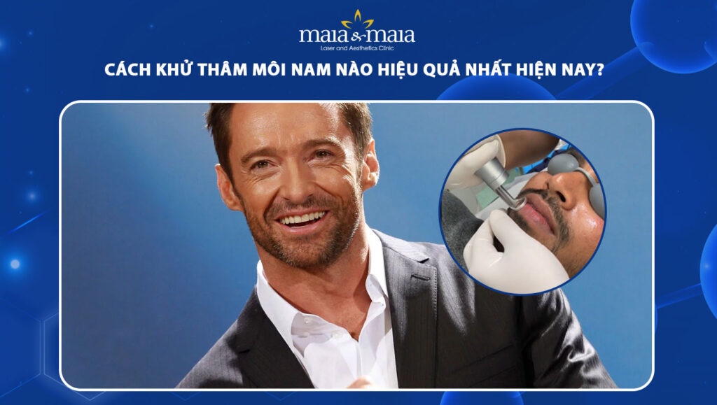 khử thâm môi nam