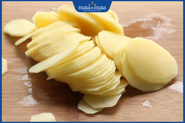 Bật mí 5 mẹo trị thâm nách bằng khoai tây an toàn tại nhà 2 lát khoai tây